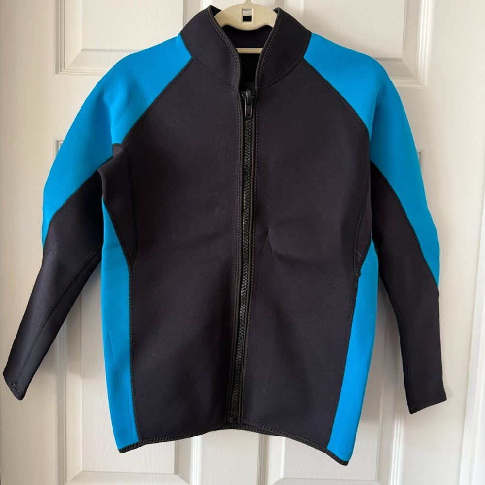Realon Neoprene Zip Front Wetsuit Jacket Size Large